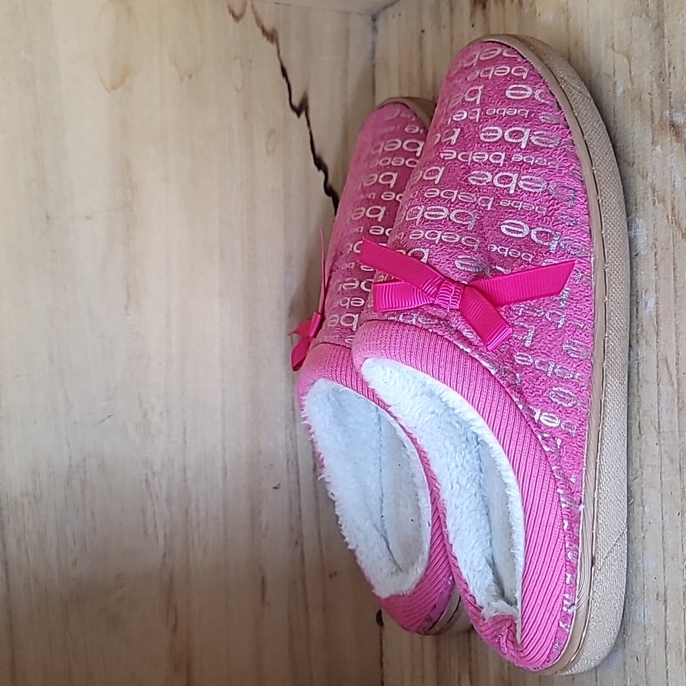 Bebe Kids Girls Pink Slip On Shoes - Picture 3 of 8